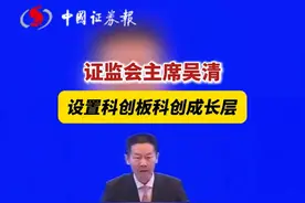 证监会主席吴清：设置科创板科创成长层视频封面