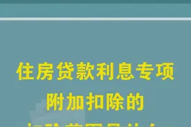 住房贷款利息专项附加扣除的扣除范围是什么？#个税热点 #吉林税务视频封面