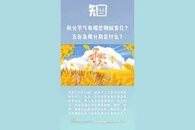 知否丨秋分节气有哪些物候变化？五谷杂粮分别是什么？ #秋分节气  #大V说  视频封面