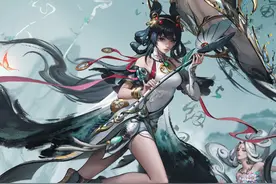 #公孙离离恨烟水墨皮肤  墨染江湖平行世界皮肤 | 离恨楼女侠视频封面