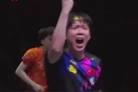 多哈世乒赛男单1/4决赛，王楚钦4比0战胜中国台北选手林昀儒，晋级男单四强！祝贺！（央视频号：5@体坛）视频封面