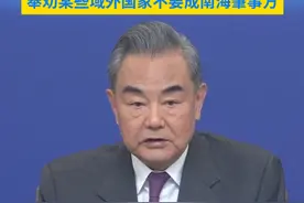 王毅谈南海问题：奉劝某些域外国家不要成南海肇事方 #2024全国两会视频封面