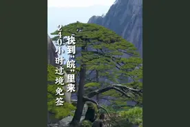 240小时过境免签，快到“皖”里来 （素材支持：长三角铁路、黄山视频封面