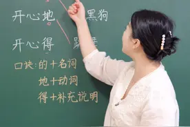 的地得 区分 #涨知识 #学霸秘籍 #教育 #小学语文 #字词视频封面
