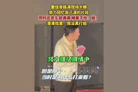 《酱园弄悬案》路演现场，雷佳音现场卡顿，努力回忆自己演的片段，同时求生欲满满，澄清没有真打章子怡。