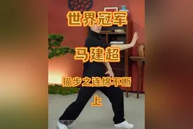 猫步技巧掌握了吗?
锁定世界冠军马建超直播间科学性系统性练习猫步！#太极拳教学  #太极拳  #太极拳猫步  #一见爱上传统文化  #中华武术博大精深视频封面