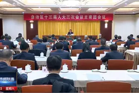 自治区十三届人大三次会议主席团举行第一次会议视频封面