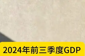 2024年前三季度GDP，徐州6899.37亿元视频封面
