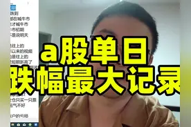 a股单日跌幅最大记录 a股单日跌幅最大记录视频封面