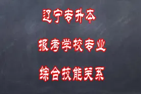 外番专业_辽宁省专升本专业解析2_报考学校专业与综合技能代码…视频封面