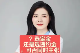 ？选定金还是选违约金，可否同时主张 商务合同遵循意思自治视频封面