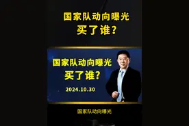 国家队动向曝光买了谁？ #财经 #投资 #股票 #机构重仓 #中央汇金视频封面