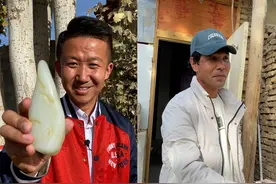 今天收到料厂新出的一块羊油疙瘩手把件。它的肉质细腻，油润度一流，白度更是没得说。拿在手中，温润的触感让人爱不释手。这才是真正的羊脂玉手把件，品质上乘，而且性价比极高。#和田玉 #珠宝首饰 #玉石挂件 #玉石雕刻件 @回血强哥寻玉人视频封面