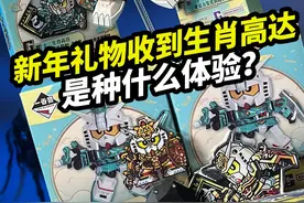 新年礼物收到生肖高达是种什么体验？ #一番赏 #生肖高达 #模型 #万代南梦宫潮玩视频封面