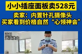 小小插座面板卖528元，卖家：内置针孔摄像头，买家看到价格自然“心领神会”#插座 #摄像头 视频封面