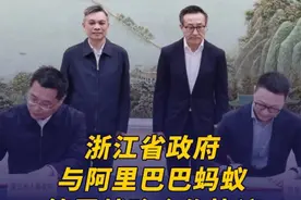 浙江省政府与阿里巴巴集团、蚂蚁集团签署战略合作协议 3月25日下午，浙江省政府与阿里巴巴集团、蚂蚁集团签署战略合作协议。浙江省省长刘捷分别与阿里巴巴集团董事会主席蔡崇信、蚂蚁集团董事长井贤栋见证签约。根据协议，浙江省政府与阿里巴巴集团、蚂蚁集团将紧紧围绕“以高质量发展为首要任务、以缩小‘三大差距’为主攻方向、以改革创新为根本动力、以满足人民美好生活需要为根本目的”，进一步整合资源、紧密协同，推动平台经济健康发展，在人工智能等领域展开合作，更好服务中国式现代化省域实践，共同推动国家重大战略落地实施。视频封面