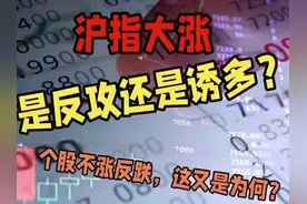 A股沪指涨，为何个股却下跌？内因被揭晓 #行情分析 #干货分享视频封面