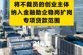 七部门：将不裁员的创业主体，纳入金融助企稳岗扩岗专项贷款范围 #七部门  #创业  #就业  #高校毕业生视频封面