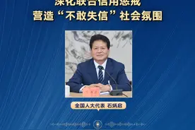 全国人大代表石炳启：深化联合信用惩戒，营造“不敢失信”社会氛围视频封面