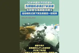 5月6日（报道），印度尼西亚，30岁中国女子印尼潜水，为捞相机命丧87米深海，生前曾与海底暗流搏斗。#潜水 #出行安全 #印度尼西亚 #运动相机视频封面