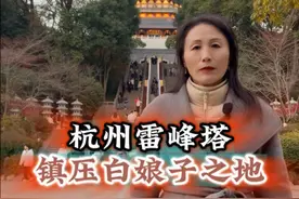 #旅行推荐官 雷峰塔上看西湖真的是太美了，法海做梦都想不到百年后的雷峰塔竟然装上了电梯#雷峰塔 #杭州 #浙江dou知道