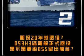 服役20年就退役？053H3洛阳舰正式退役，是不是要给055留出舰名？#大国 #大国重器 #军事视频封面