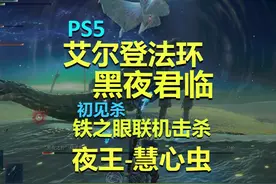 PS5《艾尔登法环：黑夜君临》联机三射手击杀慧心虫！匹配两小