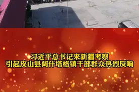 习近平总书记来新疆考察引起皮山县阔什塔格镇干部群众热烈反响#新闻 视频封面