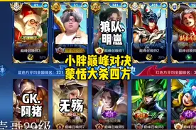 小胖巅峰对决蒙恬打野第一人，撞车多位国服职业主播秀翻全场视频封面