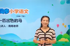 二年级下册人教版语文第二单元7.1一匹出色的马#语文#阅读 #小学视频封面