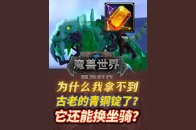 为什么我拿到不青铜锭了？这东西竟然可以换坐骑？ #魔兽世界