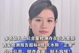 多名幼儿血铅含量检测存在巨大差异 西安检测报告超标4倍 天水称“正常” 公开信息、彻查毒源，刻不容缓！