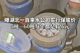 6月10日（报道），湖北一自来水公司实行保底价，5吨—60吨126元/年，发改局回应：乱收费。#湖北  #自来水  #水费视频封面