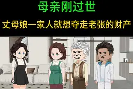 母亲刚过世，丈母娘一家人就想夺走老张的财产 #快成长计划 #影画演绎未来之星 #神动画贺岁剧场 #内容启发搜索 