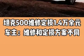 坦克500维修定损1.4万余元 车主：维修和定损方案不同#坦克500  #汽车维修#抖音汽车#汽车知识视频封面