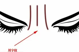 五官面相学--川字纹（霸道总裁专属） #面相 #川字纹 #霸道总裁视频封面