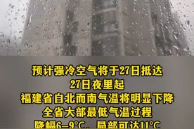 中雨！大雨！强对流！ 冷空气即将抵达福建！ #天气 #冷空气 #强对流天气视频封面