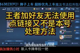 学废了扣1#王者荣耀 #王者荣耀无法加好友