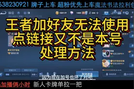 学废了扣1#王者荣耀 #王者荣耀无法加好友