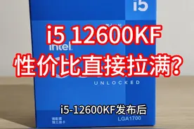 i5 12600KF 性价比直接拉满？ #英特尔酷睿 #酷睿达人 #电脑知识视频封面