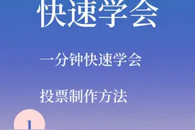 一分钟快速学会投票制作方法 #投票制作 #微信投票 #评选活动