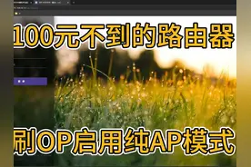 百元路由器ASR3000刷openwrt启用纯AP模式