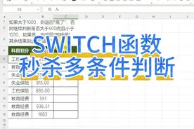SWITCH函数轻松搞定多条件判断，我不允许你还不知道！视频封面