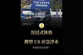 让我爹沉浸式体验仰望U8应急浮水 这车船税没白交啊！#车星计划  #成都车展  #仰望U8视频封面