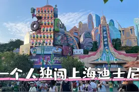 一个人怎么玩上海迪士尼乐园？第一视角流水账vlog #迪士尼乐园视频封面