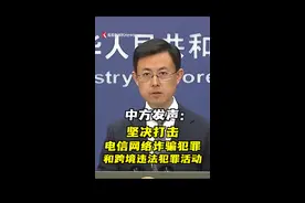 外交部：中国政府坚决打击电信网络诈骗犯罪和跨境违法犯罪活动#电信诈骗 #外交部发言人办公室 #中国 #东盟 #王毅视频封面