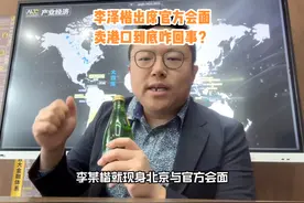 李泽楷出席官方会面，卖港口到底咋回事？ #李泽楷 #李嘉诚 #港口视频封面