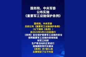 国务院、中央军委公布实施《重要军工设施保护条例》 视频封面