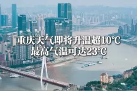 2月24日，据重庆市气象台工作人员称，从2月26日起到三月初，#重庆 各地均以多云或多云到晴的天气为主（上游新闻记者 何艳）#即将升温超10℃ #最高气温可达23℃视频封面
