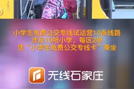石家庄公交公司两项便民举措上线，已办理7万多学生卡或护送卡 #石家庄 #民生 #出行 视频封面